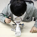LED Light Helping Hands Magnifying Glass 3X/4.5X w/ 360¡Adjust Third Hand Soldering Vise