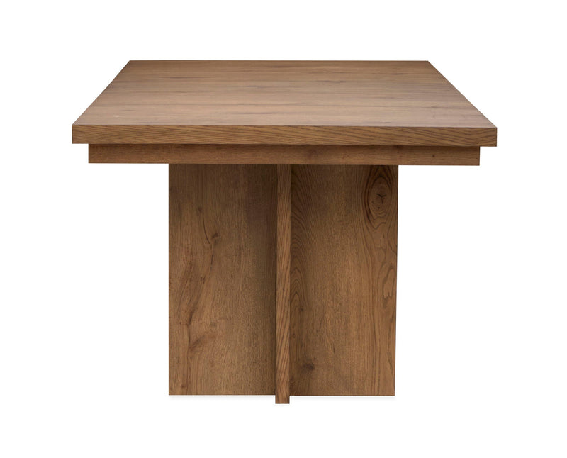 Marcel - Extendable Trestle Dining Table - Harvest Brown, photo 4 of 7