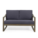4 Person Outdoor Seating Group With Water Resistant Cushions