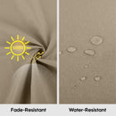 Outdoor Lounge Chair Cushion Replacement Set - 2PCS - Khaki