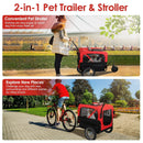 2-in-1 Pet Bike Trailer and Stroller for Small to Medium Pets by LJGDeals