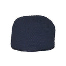 Semi Rounded Pouf Cable Knitted Perfect Seating
