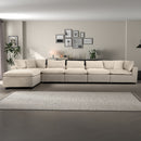Hayward - Modular Sectional Sofa - Ivory by HouseOfZazla