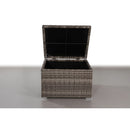 Outdoor Storage End Table - Gray Mix by HouseOfZazla
