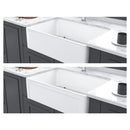 Apron Front Reversible Single Bowl Kitchen Sink & Grid And Strainer by HouseOfZazla