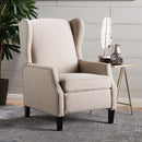 Westeros Wing Back Fabric Upholstered Recliner by Unique Piece Furniture