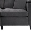 U Shaped Sectional Sofa, Corner Living Room Couch With Built In Cup Holders, Storage, USB Ports by HouseOfZazla