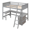 Loft Bed With Shelves With Desk
