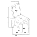 Rectangular Dining Set With Angular Legs by HouseOfZazla
