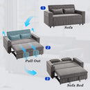 Pull-Out Sofa Bed Convertible Couch With Adjustable Backrest For Living Room by HouseOfZazla