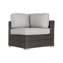 Rattan Sectional Sofa Set With Cushions