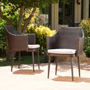 Kenneth Outdoor Dining Chair Set of 2 by HouseOfZazla