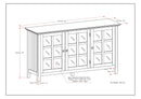 Acadian - Wide Storage Cabinet Handcrafted