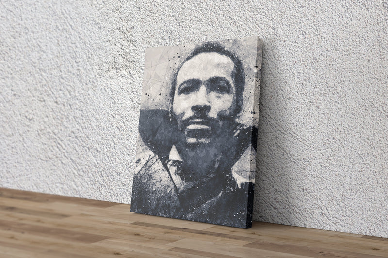 Marvin Gaye Poster Singer Geometrical Art Hand Made Posters Canvas Print Wall Art Home Decor