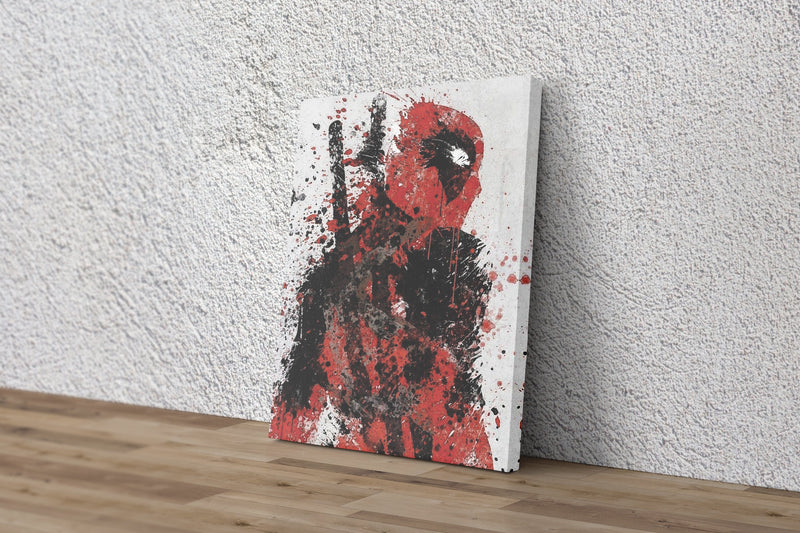 Deadpool Poster Painting Marvel Comics Hand Made Posters Canvas Print Wall Art Home Decor