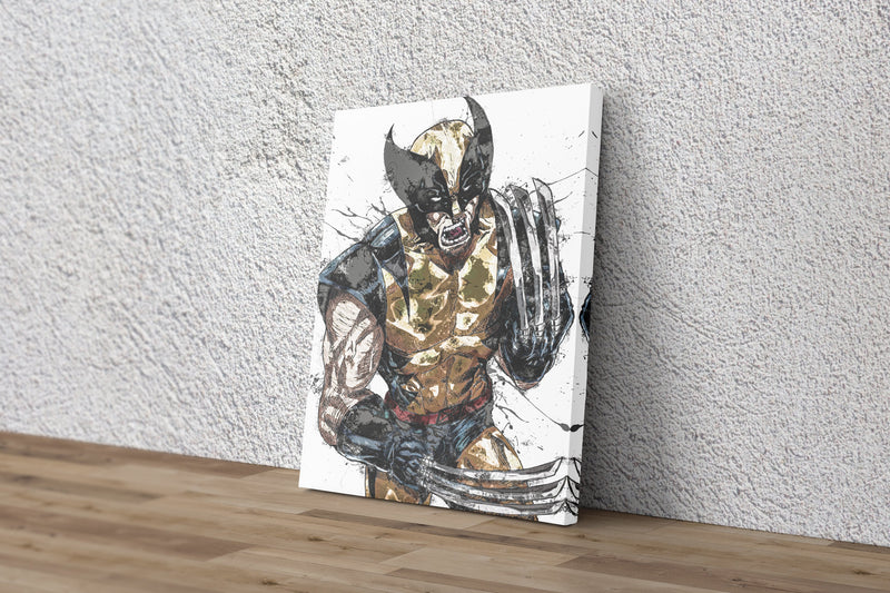 Wolverine Poster DC Superhero Comics Painting Hand Made Posters Canvas Print Kids Wall Art Man Cave Gift Home Decor