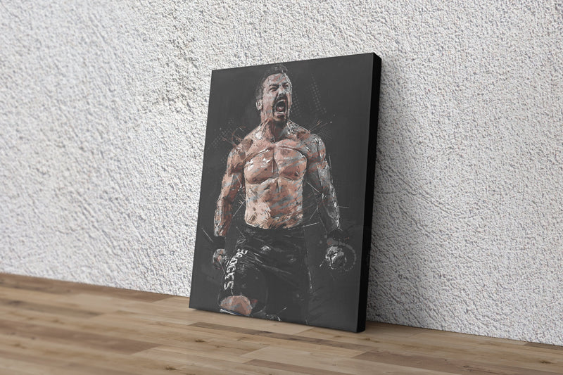 Josh Bridges Poster CrossFit athlete Hand Made Posters Canvas Print Wall Art Man Cave Gift Home Decor