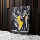 T.J. Watt Canvas Art – Steelers Celebration Wall Decor