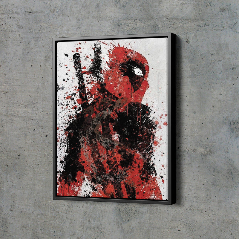 Deadpool Poster Painting Marvel Comics Hand Made Posters Canvas Print Wall Art Home Decor