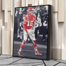 Patrick Mahomes Canvas Art – Chiefs Celebration Wall Decor
