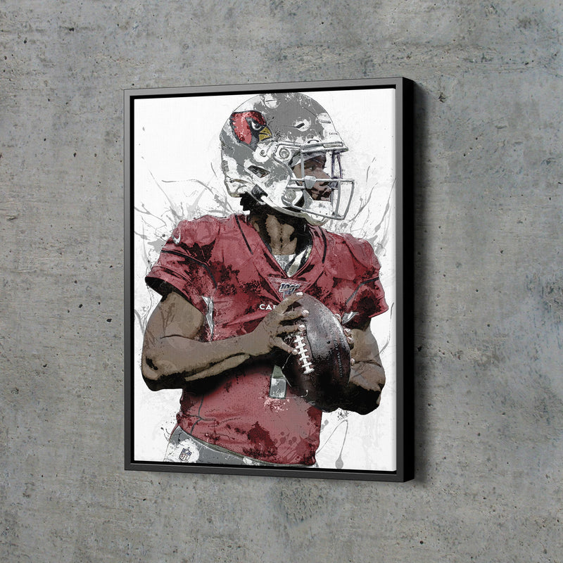 Kyler Murray Poster Arizona Cardinals Painting Hand Made Posters Canvas Print Kids Wall Art Home Man Cave Gift Decor