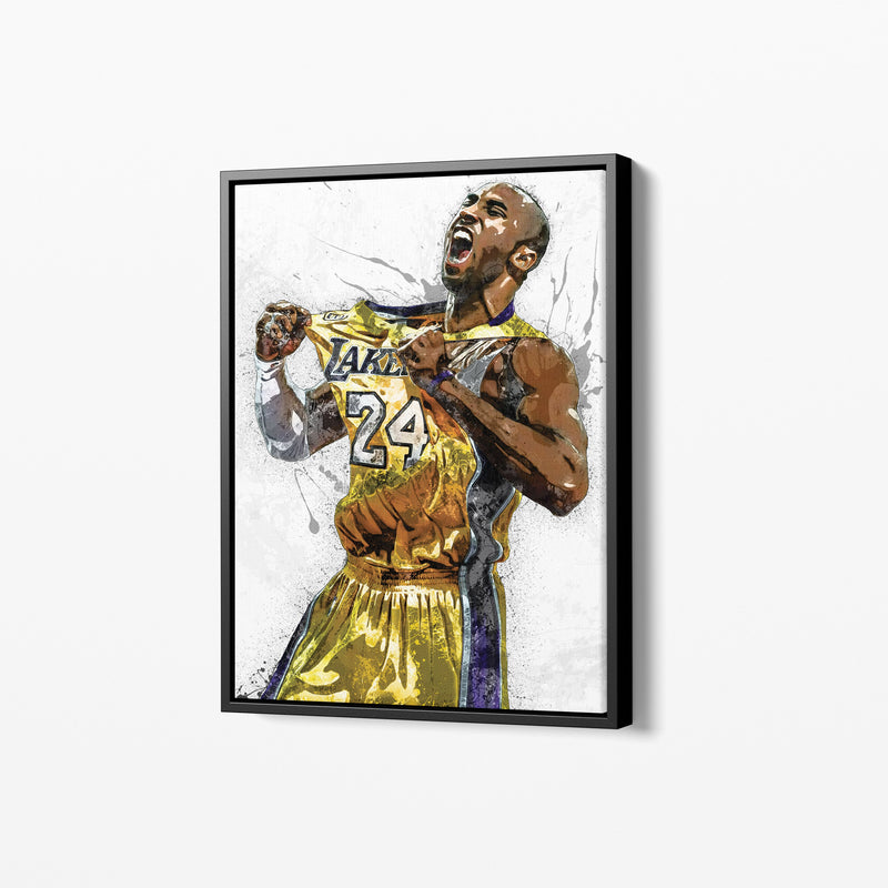 Kobe Bryant Poster Los Angeles Lakers Basketball Painting Hand Made Posters Canvas Print Kids Wall Art Man Cave Gift Home Decor