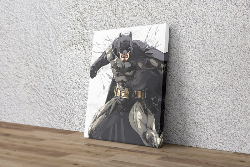 Batman Poster DC Superhero Comics Painting Hand Made Posters Canvas Print Kids Wall Art Man Cave Gift Home Decor