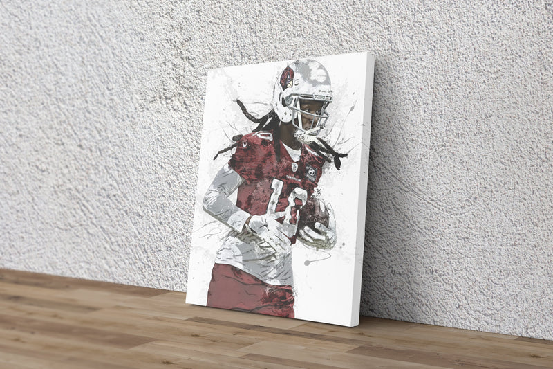 DeAndre Hopkins Poster Arizona Cardinals Football Made Posters Canvas Print Wall Art Man Cave Gift Home Kids Decor