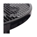 Large 46-Inch Heavy-Duty Round Outdoor Steel Picnic Table With Umbrella Hole (SAK96428)