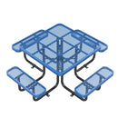 46" Square Picnic Table With Umbrella Hole
