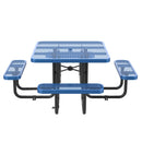 46" Square Picnic Table With Umbrella Hole