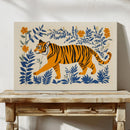 Majestic Tiger Print – Bold Jungle Art, Modern Folk Style Wall Decor