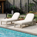Outdoor Chaise Lounge With 5 Position Adjustable Backrest (Set of 2) by HouseOfZazla