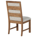 Survista - Upholstered Dining Side Chair (Set of 2) - Brown by HouseOfZazla