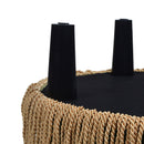 Yolanda - Round Upholstered Accent Ottoman by HouseOfZazla