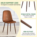 (Set of 4) Backrest AndTransfer Legs Chairs Adding A Touch Of Elegance To Minimalist And Scandinavian Style Homes - Walnut by HouseOfZazla