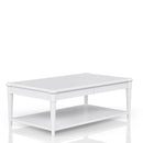 Cocktail Table With Two Storage Drawers And Casters by Unique Piece Furniture
