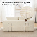 Convertible Loveseat Sofa Bed With Memory Foam & Steel Frame