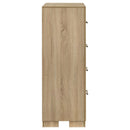 Arielle 4-drawer Bedroom Chest of Drawers Light Oak