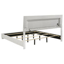 Strick & Bolton - High Gloss Panel Bed With LED Lights
