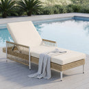 TOPMAX Outdoor All-Weather PE Rattan Chaise Lounge by HouseOfZazla