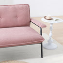 Modern Metal Frame Sofa With Sponge Filling For Compact Spaces And Versatile Use by HouseOfZazla