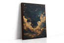 Golden Clouds Beneath a Midnight Sky
