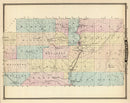 Vintage Map of Marathon County, Wisconsin 1878