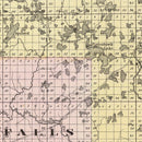 Vintage Map of Lincoln County, Wisconsin 1878
