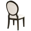 Fulton - Oval Back Dining Side Chair (Set of 2) - Espresso by HouseOfZazla