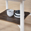 WOODHOMER Round Dining Furniture Set 1Table with 4 chairs