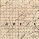 Vintage Map of Chippewa County, Wisconsin 1878