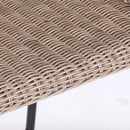 Ladd Outdoor Metal Wicker Barstool Set of 2