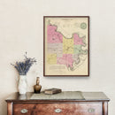 Vintage Map of Doniphan County, Kansas 1887